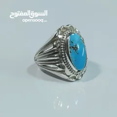  3 Neyshabur turquoise ring  خاتم نيشابور باللون الفيروزي