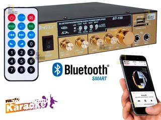  1 امبلفير Stereo Audio Amplifier 2 Channels Bluetooth Karaoke