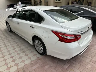  3 نيسان التيما اس 2016 ابيض لولو وارد امريكي Nissan Altima S 2016 white USA imported