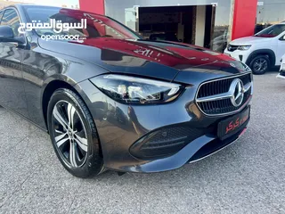  29 مرسيدس C180 موديل 2023 افنجارد فتحة غرافيت بحالة الزيرو وارد المانيا مميزة