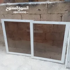  6 شباك ألمنيوم تفصيل مقاس 150/100