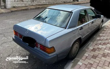  4 مرسيدس 190E 1991 بحالة جيدة مالك واحد من الوكالة