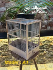  2 اقفاص خشبيه صناعة يدويه