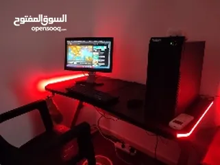  1 Corei7  Full system with (RGB Gaming Desk.)