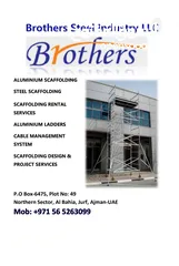  1 Aluminum scaffolding and ladders