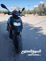  1 سكوتر ابريليا 155c 2021 مرخص لشهر 12