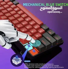  7 Snpuridi 60% blue switch mechanical keyboard