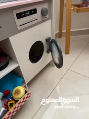  5 مطبخ اطفال خشبي مع لوازمه