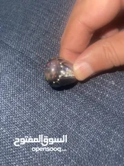  3 خاتم اوبال مطلي راديوم