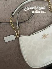  3 شنطة كوتش بيضا جديدة coach ماستر