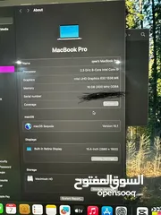  2 Macbook i9 16g 512 الجهاز جدا قوي ونظيف  البيع بغرض التحديث مع M2 البيع خلال 24 ساعه فقط