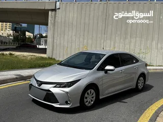 17 تويوتا كورولا 2021 7 جيد ولا ملاحظه فل كامل عدا الفتحه بحاله الوكاله زيرو جمرك جديد بسعر مميز