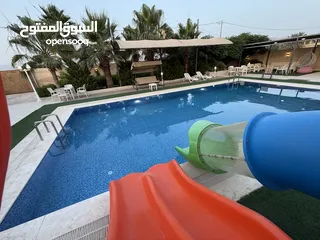  29 مزرعة نخيل مجهول مثمر ومنتج  + شاليه مودرن للبيع بأجمل مناطق الغور بالقرب من سد الكرامة 60 ك من عمان