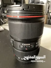  1 Canon EF 16-35 f/4 IS L Red Line مع مانع اهتزاز