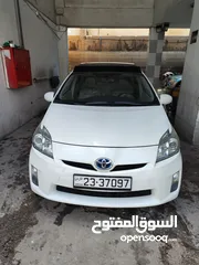  6 تويوتا بريوس 2011 بانوراما وارد امريكي كلين تايتل فحص كامل بدون ملاحظات ولا حودث لون لؤلؤي