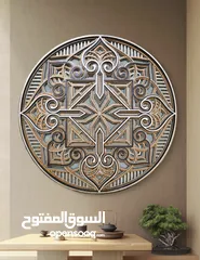  6 لوحات 3D  خشب