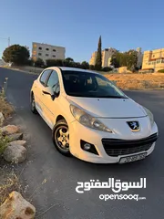  1 بيجو 207 موديل 2012 فحص كامل  سيارة نظيفة