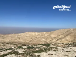  5 ارض للبيع في مادبا منطقة الفيحاء ومطلع على البحر الميت