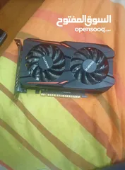  2 كرت شاشه Gigabyte Geforce GTX 1050 ti للبدل على كرت اقوى مع دفع فرقيه أو للبيع ع 60