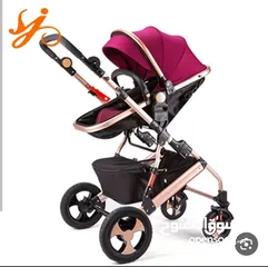  2 new born stroller  عرباية بيبي استعمال بحالة الممتاز مرتين فقط