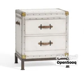  2 Pottery barn ludlow trunk bedside table