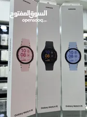  2 Samsung Watch FE (2024) ساعة سامسونج واتش قياس 40مم متوفرة باللون الاسود و الزهري و الازرق جديدة