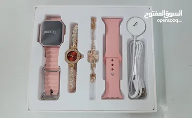  5 German Quality Ladies Smart Watch with strap and extra watch