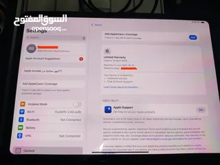  9 شباب ايباد M4 استعمل بسيط 34 دورة شحن اكيد البطارية 100 الجهاز جديد سبب البيع المال سعر الايباد 599