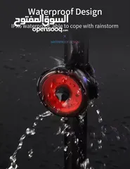 9 ضوء تنبيهي فاخر للدراجات الهوائية والخوذة led safety bicycle or helmet tail light