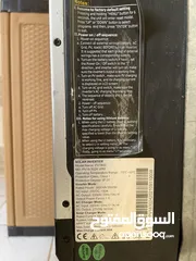  2 انفيرتر مع لوحين طاقة شمسية
