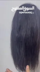  6 باروكة شعر طبيعي هندي  ووصلات شعر حرارية نخب اول مع لاصق هدية ممكن غسلهم واستشوارهم بشكل مستمر