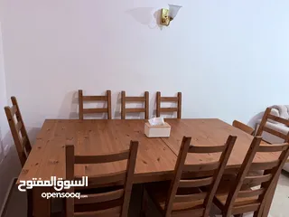  1 طاولة سفرة ايكيا