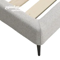  6 WAVE BED  Steel,Plywood, Polyester  Beige.