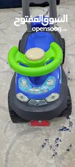  3 Kids Blue Toy Car With Electric Lights