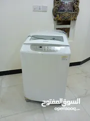  4 غساله + نشافه مستعمل نضيفه جداً سامسونج