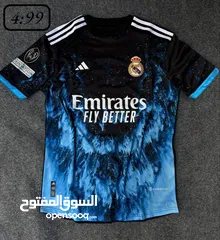  5 تيشيرتات واطقم رياضية   ميسي ورونالدو   مبابي ريال مدريد  لامين يامال برشلونة   المنتخب الاردني