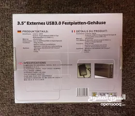  2 حاضنة هارد ديسك كمبيوتر خارجي USB 3.0