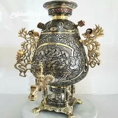  5 سماور الفحم النحاسية الفاخرة