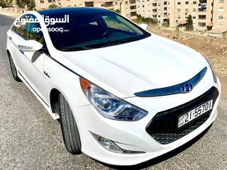  4 هيونداي سوناتا هايبرد 2014 وارد الوكالة فحص كامل sonata