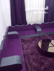  15 فراش عربي  جديد تفصيل 6 فرشات و6 مراكي و6 مساند اسفنج سكني ضغط 14 فقط