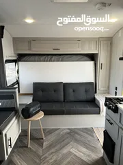  7 كرفان قلص 23 قدم مع توسعة من forest river caravan rv موديل 2021