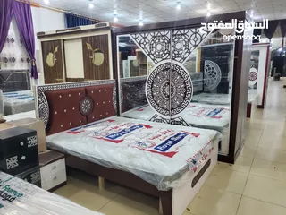  4 غرف نوم خشب ماليزي درجه اولى قابل الفك والتركيب اكثر من 20مره وضمانه