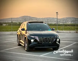 4 هونداي توسان/2022 فل الفل فتحة سقف بانوراما  2x4 ///240Hp بنزين + كهرباء  ( Haybrid) 1600cc