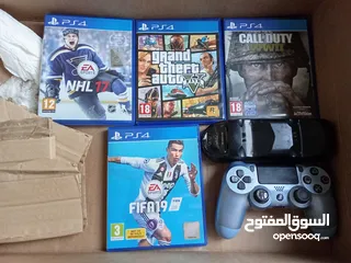  3 ps4proمستعمل 5اشهر