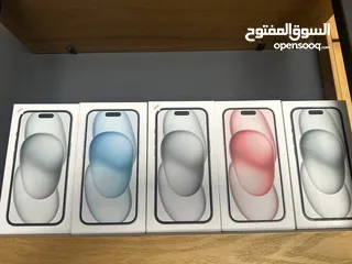  5 iPhone 15 all colour 128 gb new