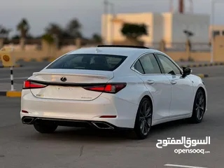  5 لكزس ES-350 F-sport 2019 بداخلية حمراء مميزه