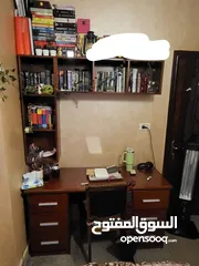  3 غرفة نوم للبيع: تخت + خزانة حائط + مكتب + مكتبة