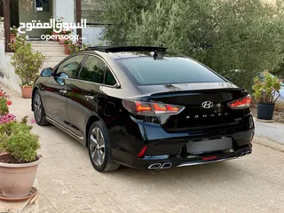  21 هونداي سوناتا موديل 2018 وارد الوكالة الاردنية مالك اول فحص كامل 7 جيد