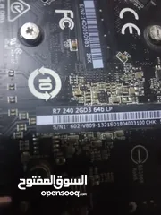  3 كروت شاشة   R7 240 2gb و gt 710