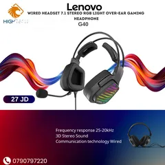  3 سماعات-Lenovo G80B GAMING WIRED HEADSET .